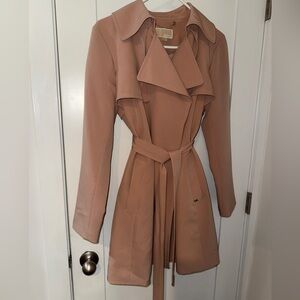 Michael Kors Powder Pink Trench Coat
